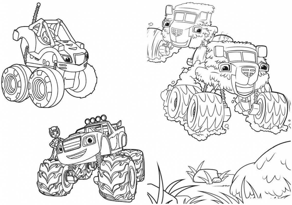 Невероятная флеш-раскраска для детей 3-4 лет