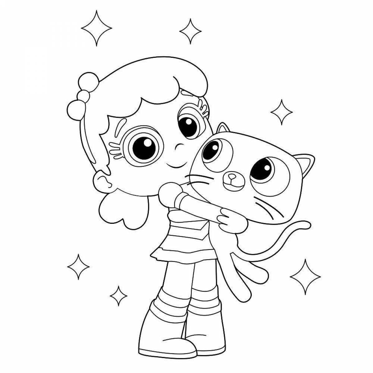 Rainbow friends coloring pages with crazy coloring
