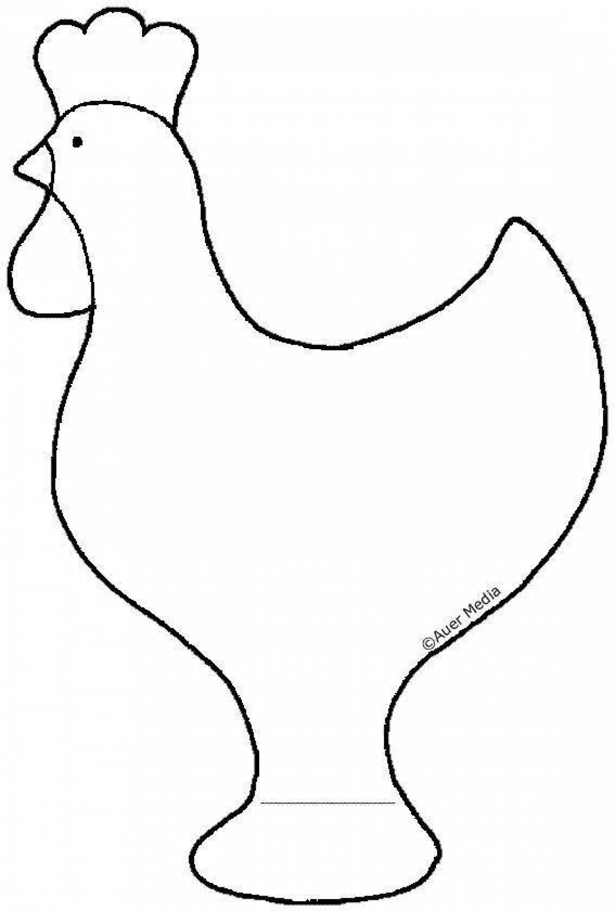 Анимированная раскраска филимонов петушок