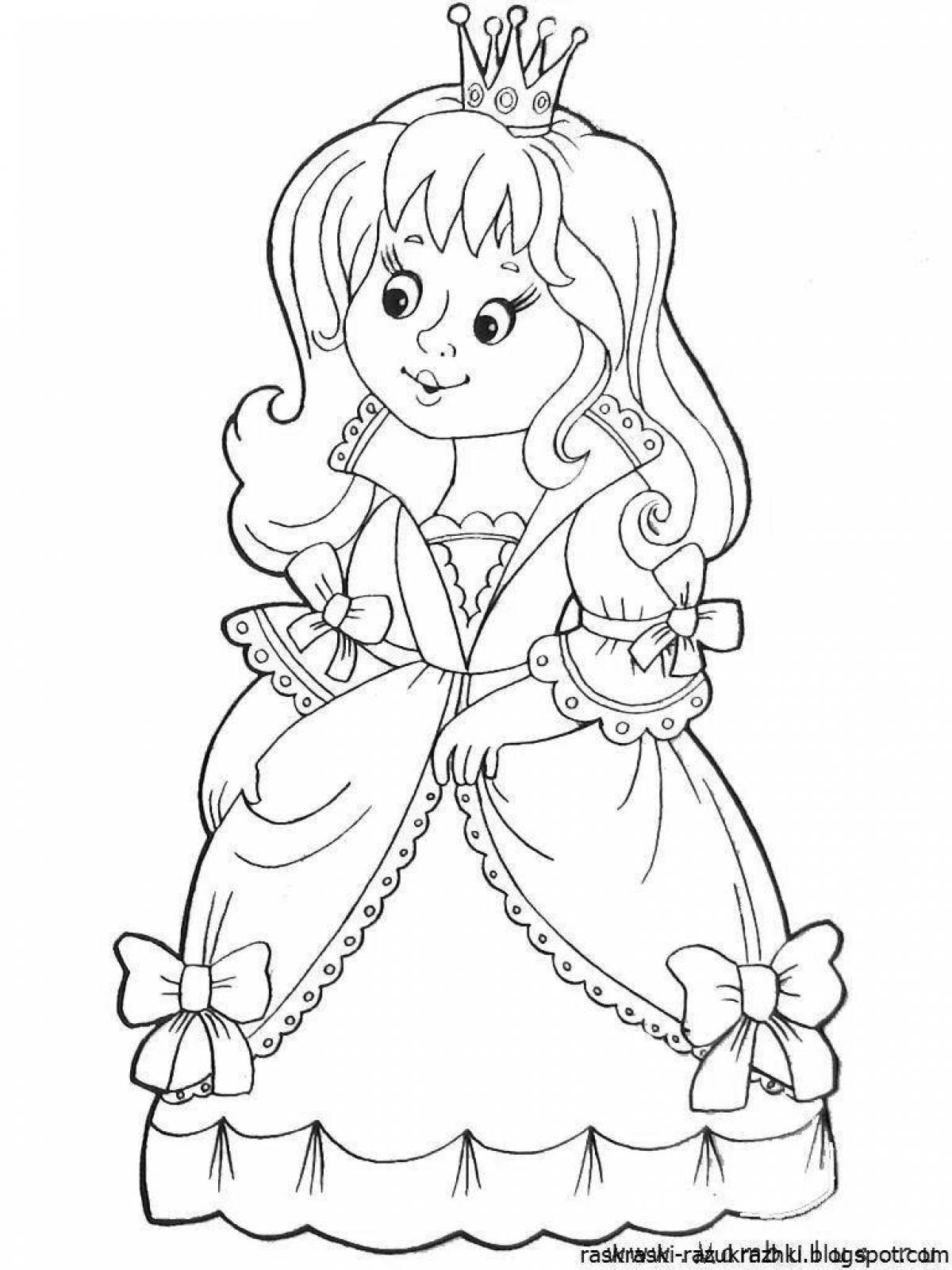 Fun coloring pages of fairy tale characters