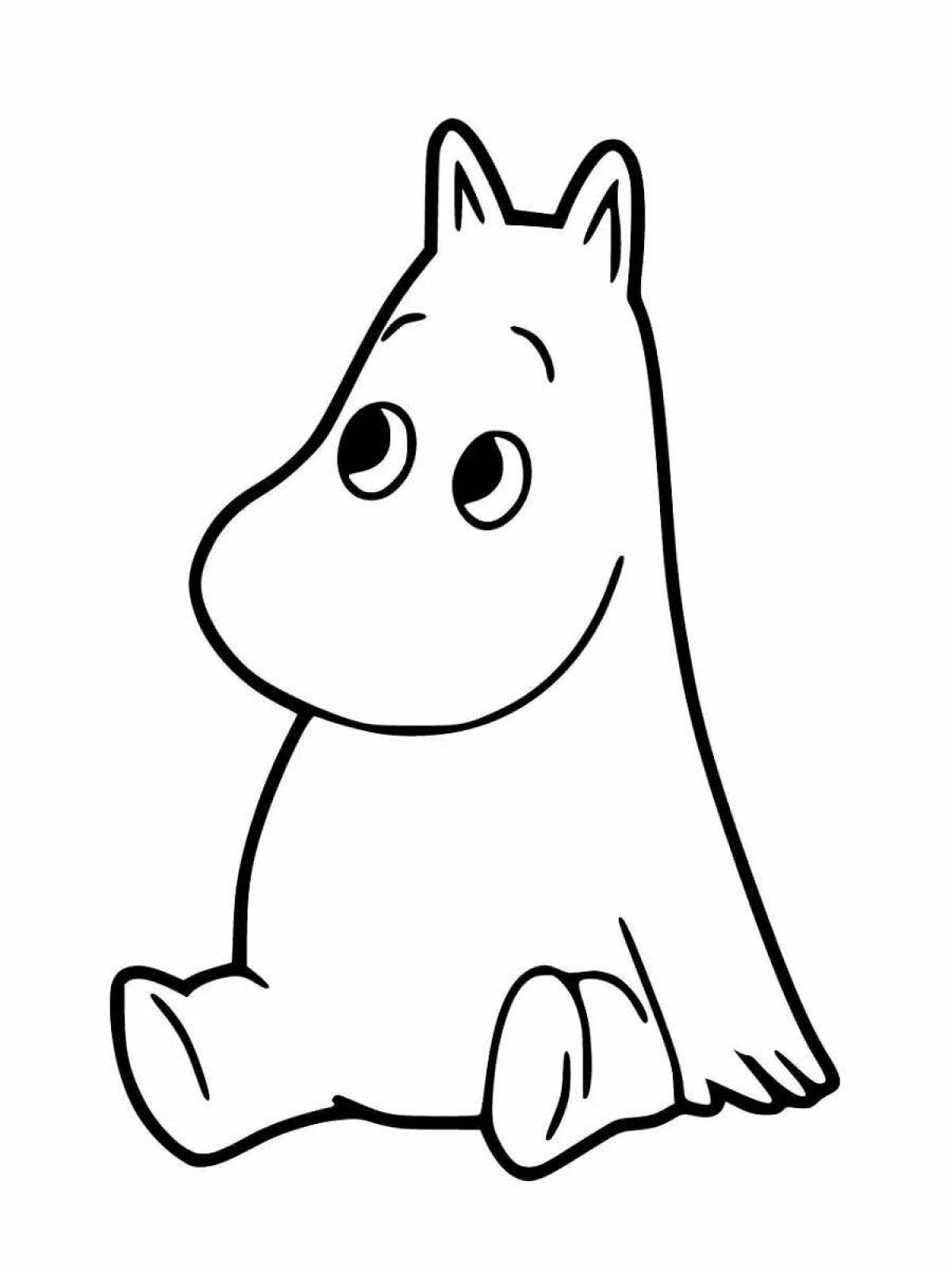Color-madness Moomin coloring page