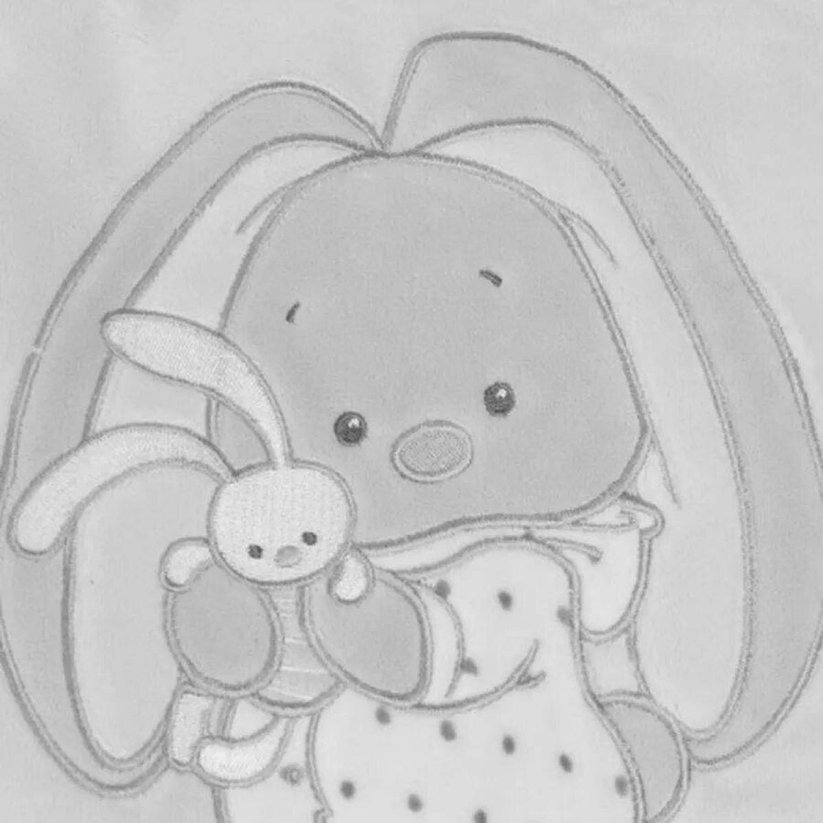 Giggly coloring page mi bunny