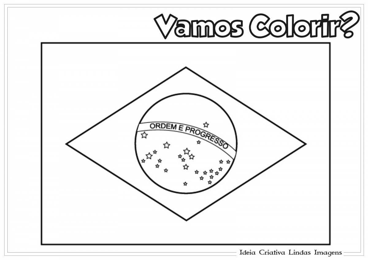 Бразилия карта раскраска