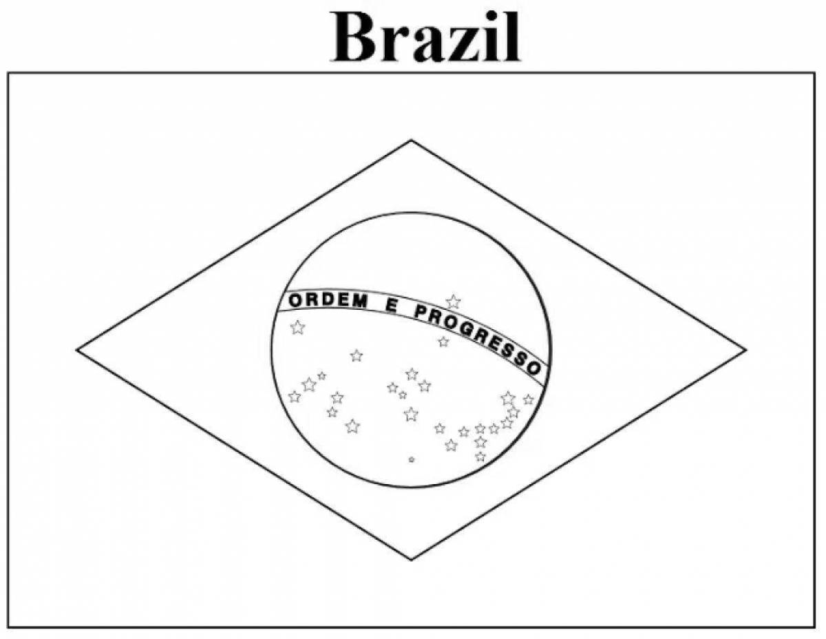 флаг бразилии с гербом