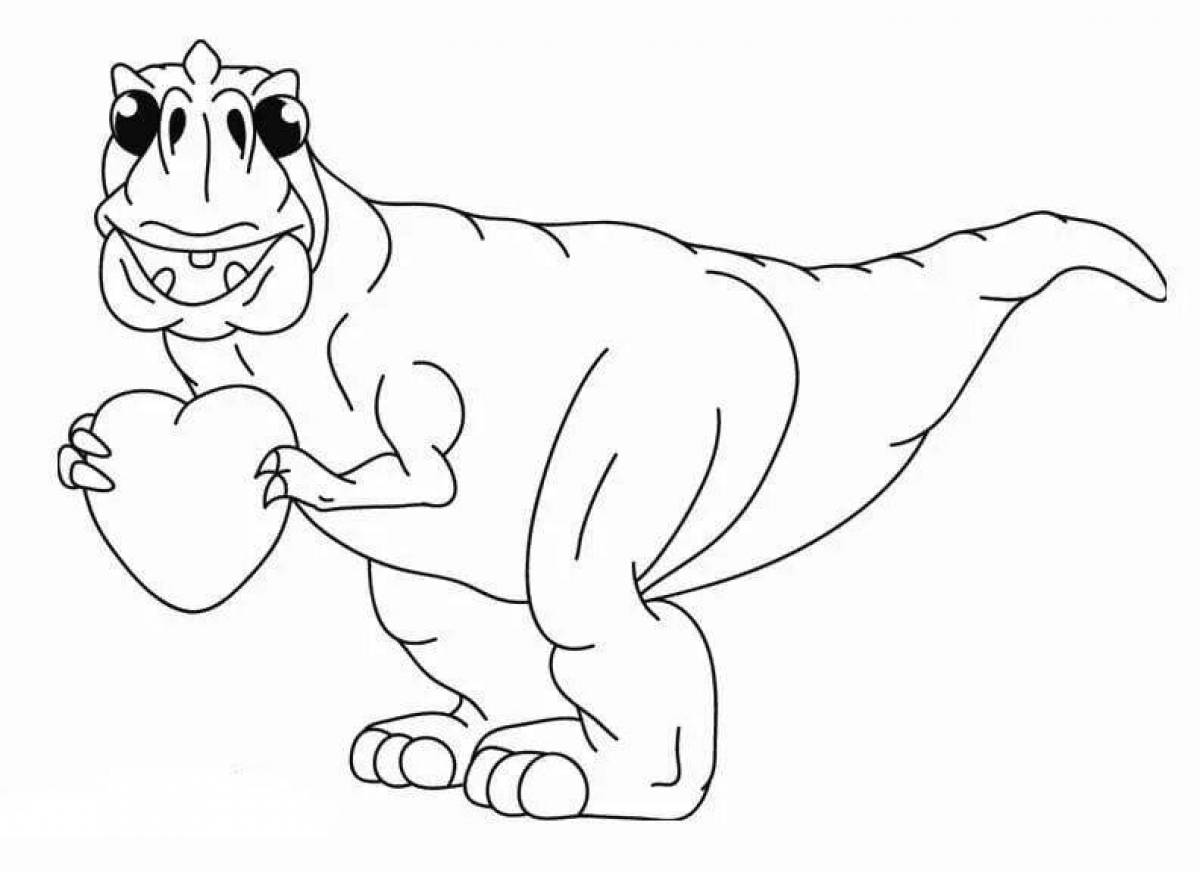 Tirex awesome coloring book for preschoolers
