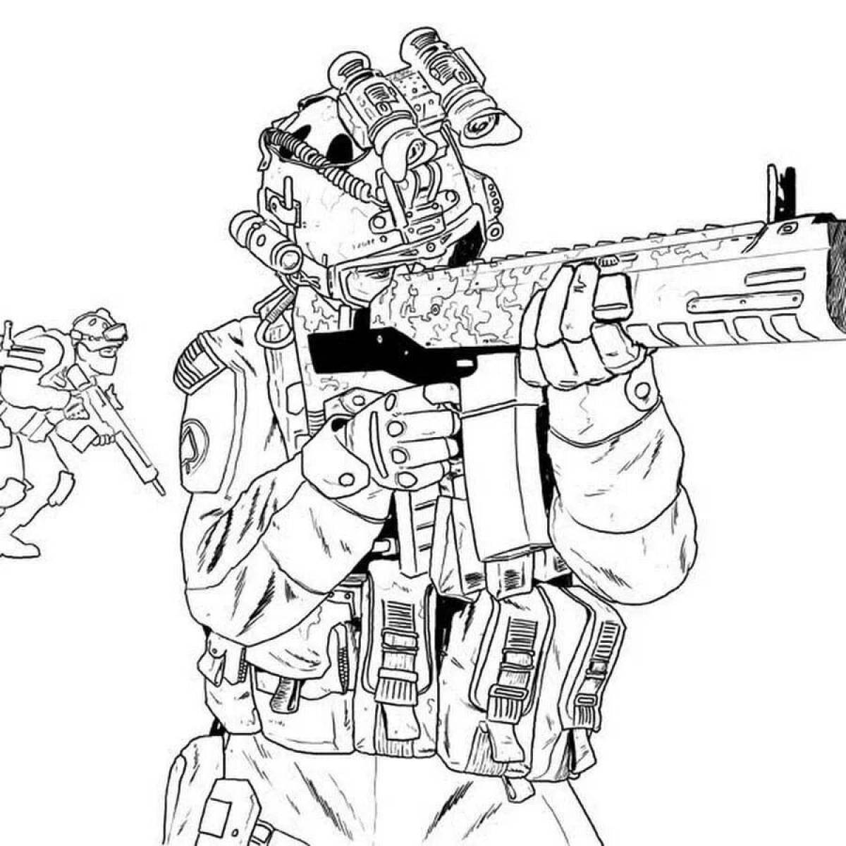 Call of duty coloring book