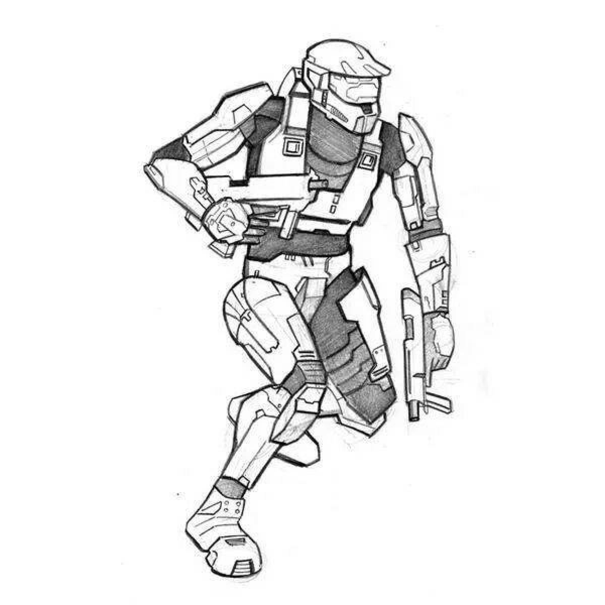 Call of duty coloring page bold