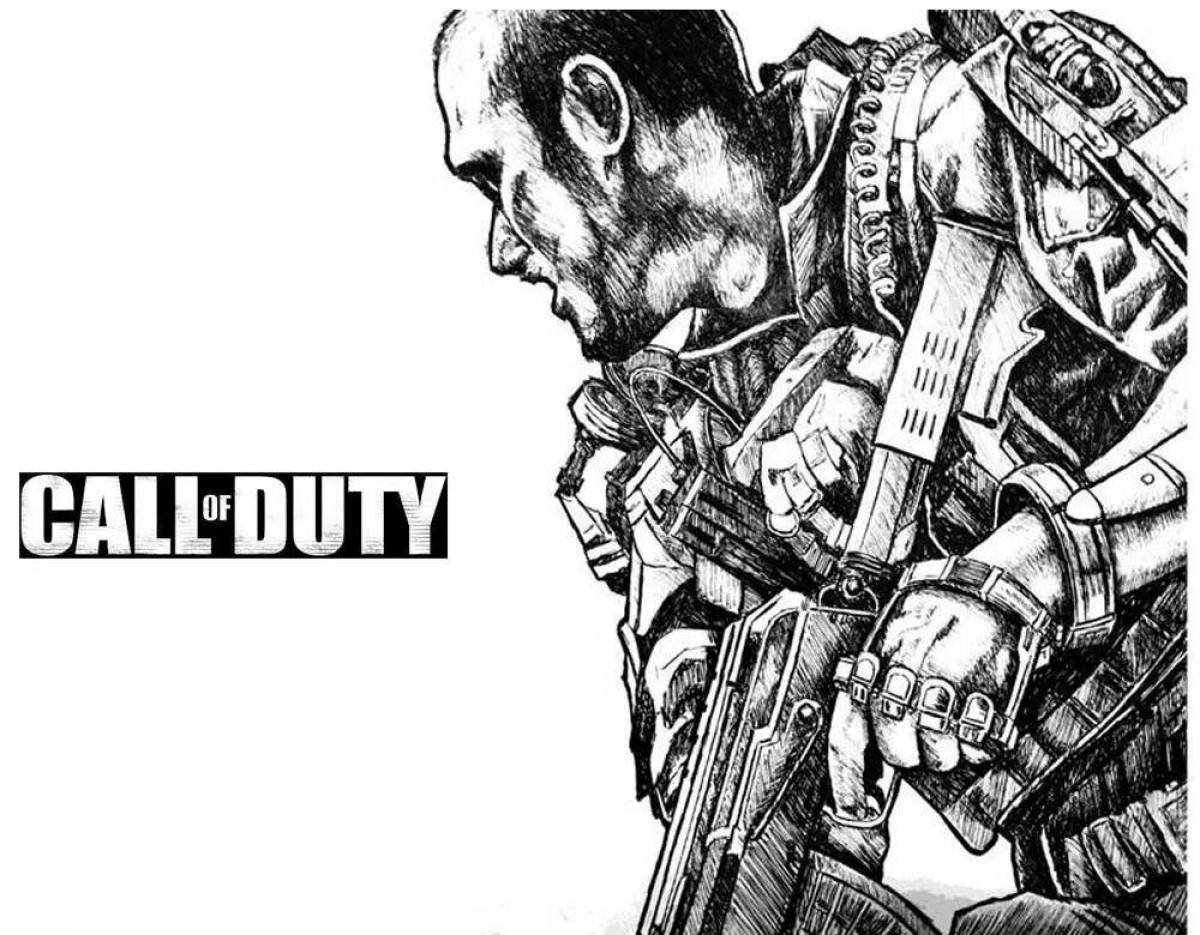 Art coloring call of duty