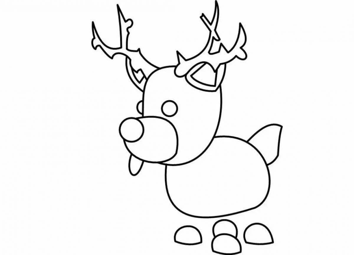 Coloring page jovial adopt me pets