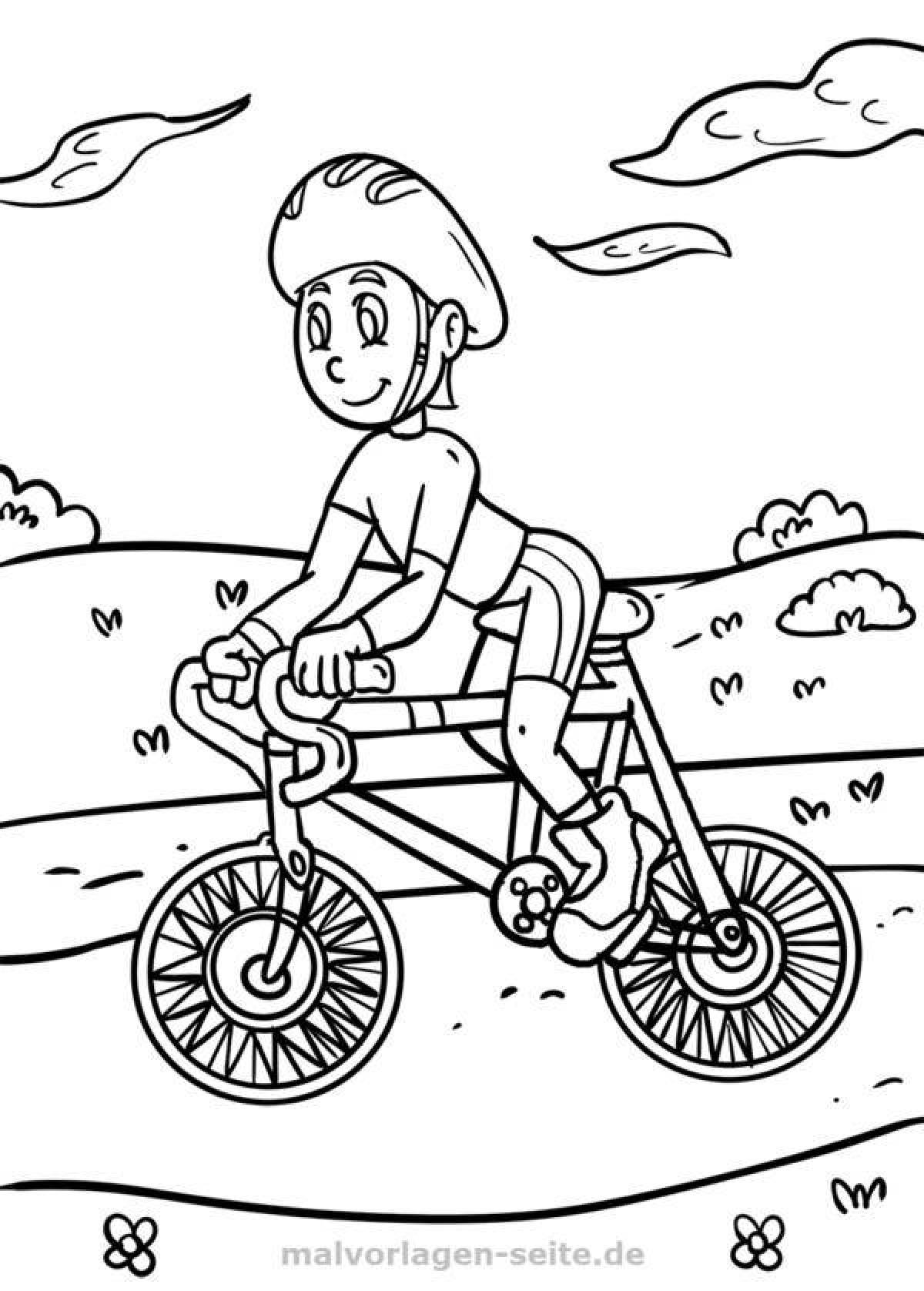 Bright sports coloring pages for kids