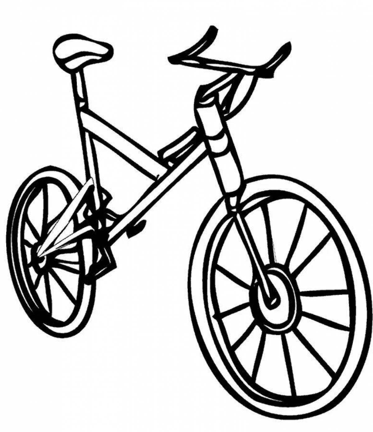 Рисунок велосипеда для 1 класса