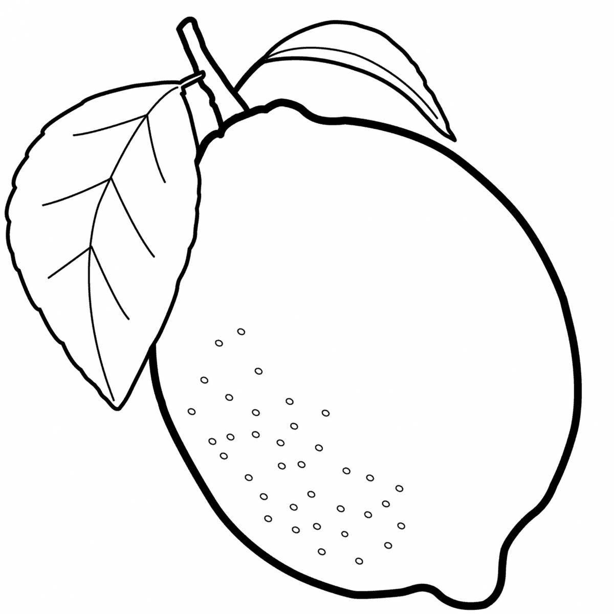 Радостная раскраска ягоды