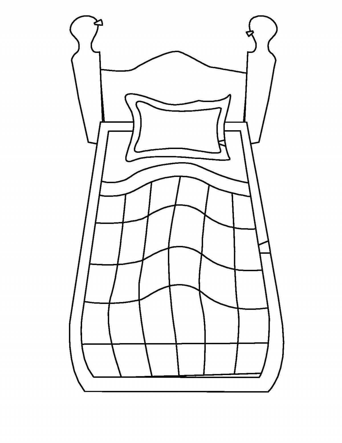 Coloring book warm blanket