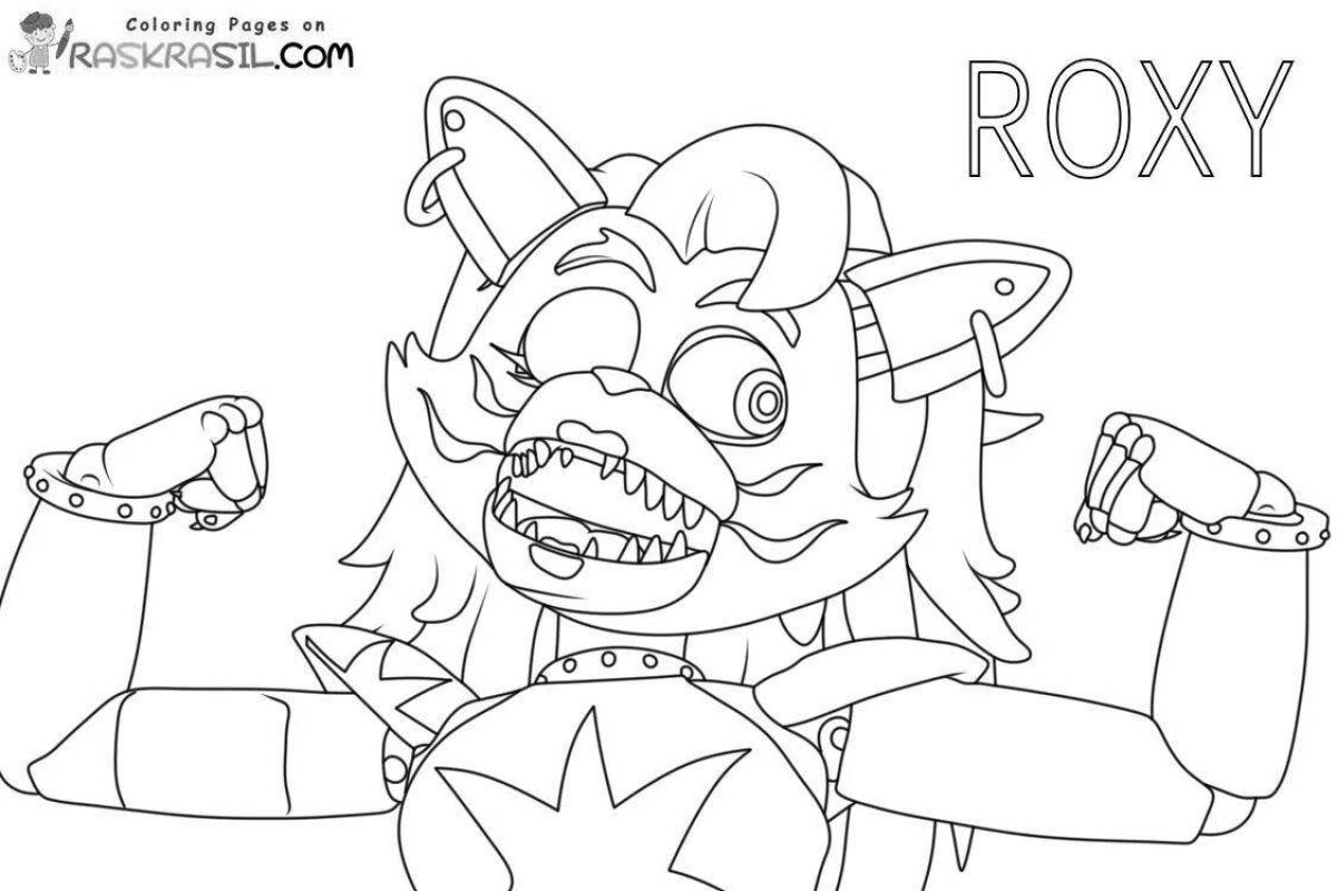 Roxanne's outstanding coloring page