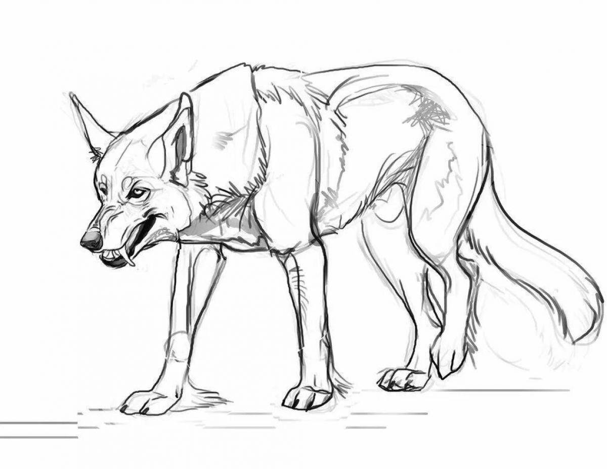 Lovely wildcraft coloring page