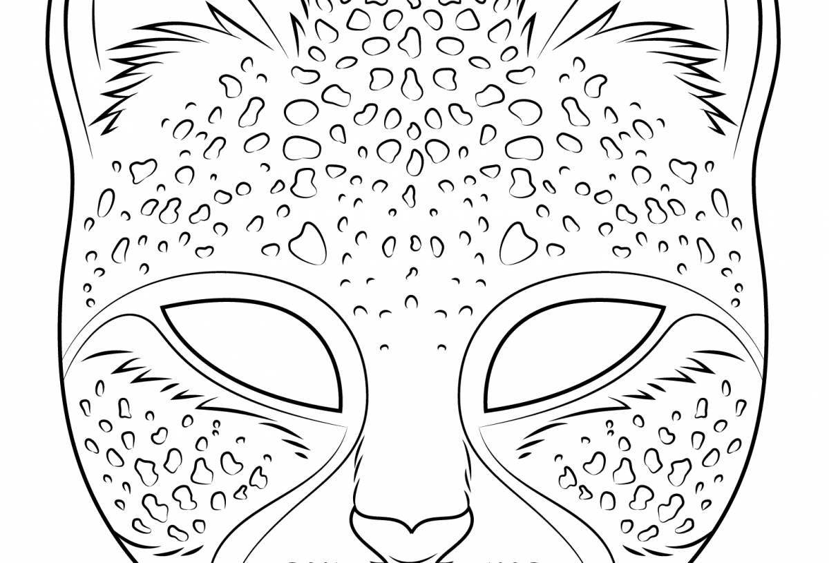 Игривая тканевая маска-раскраска