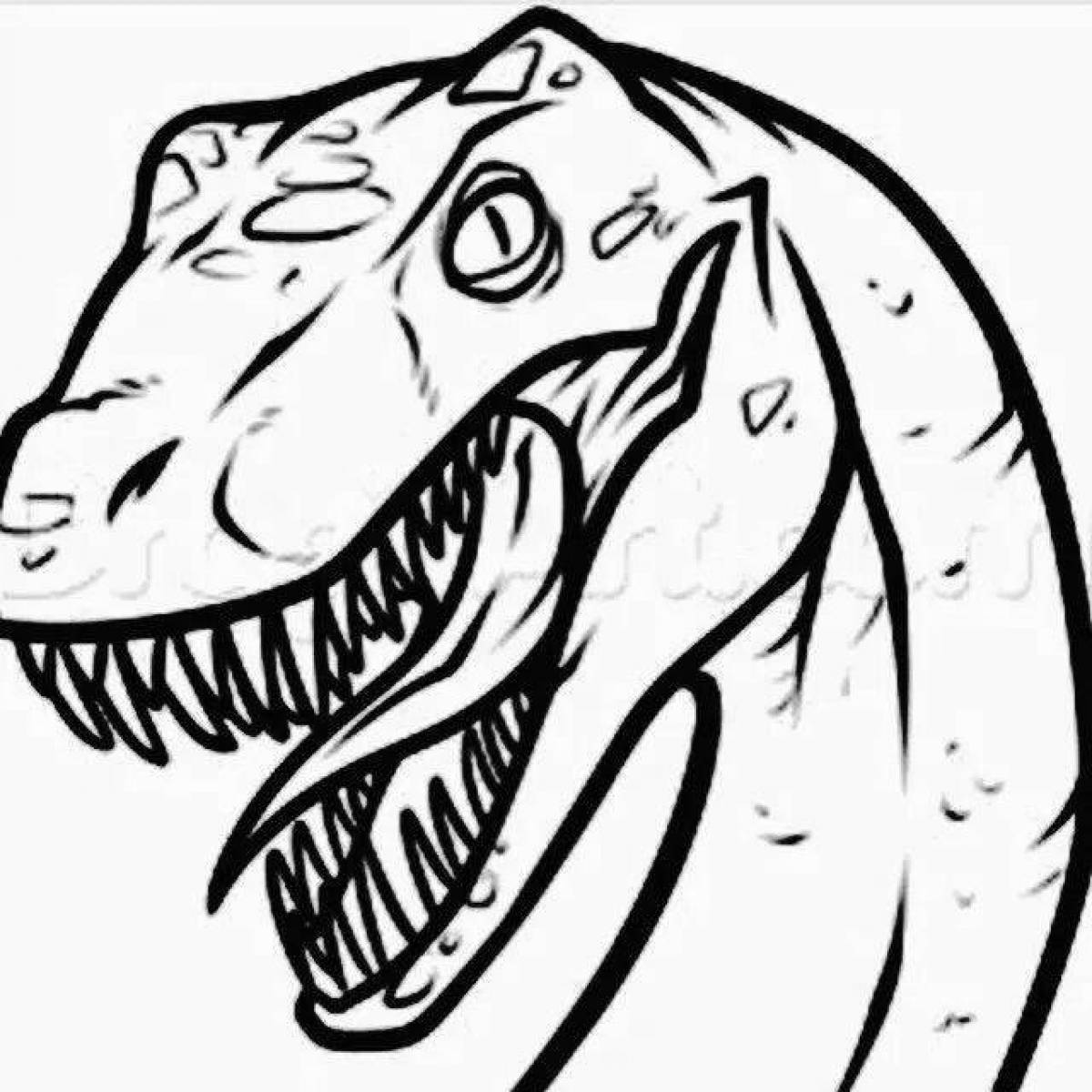 Lizard live mask coloring page