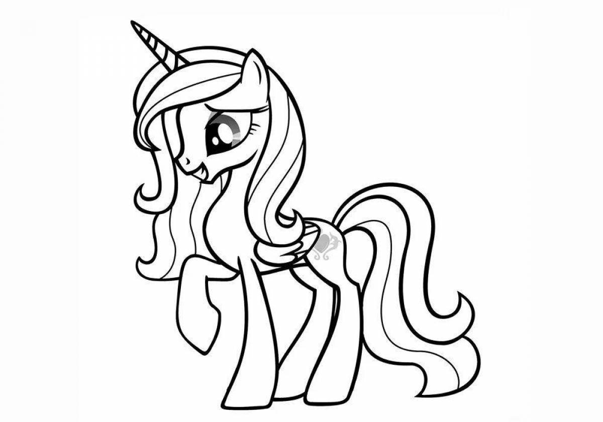 Exquisite cadence pony coloring