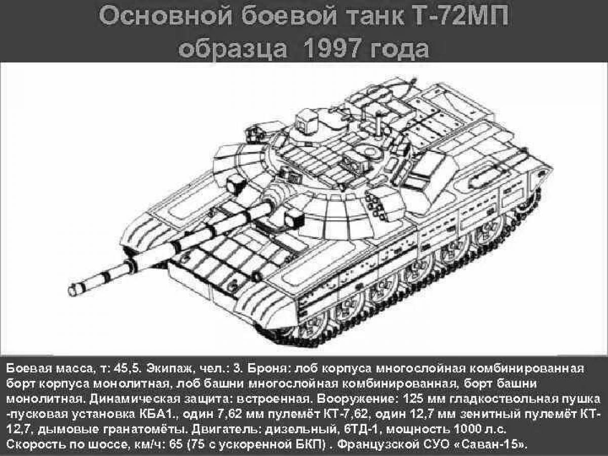 Т72 рисунок карандашом