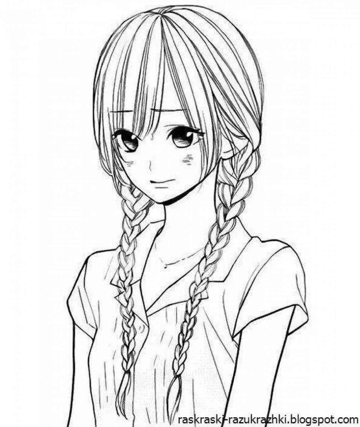Girl with pigtails #6