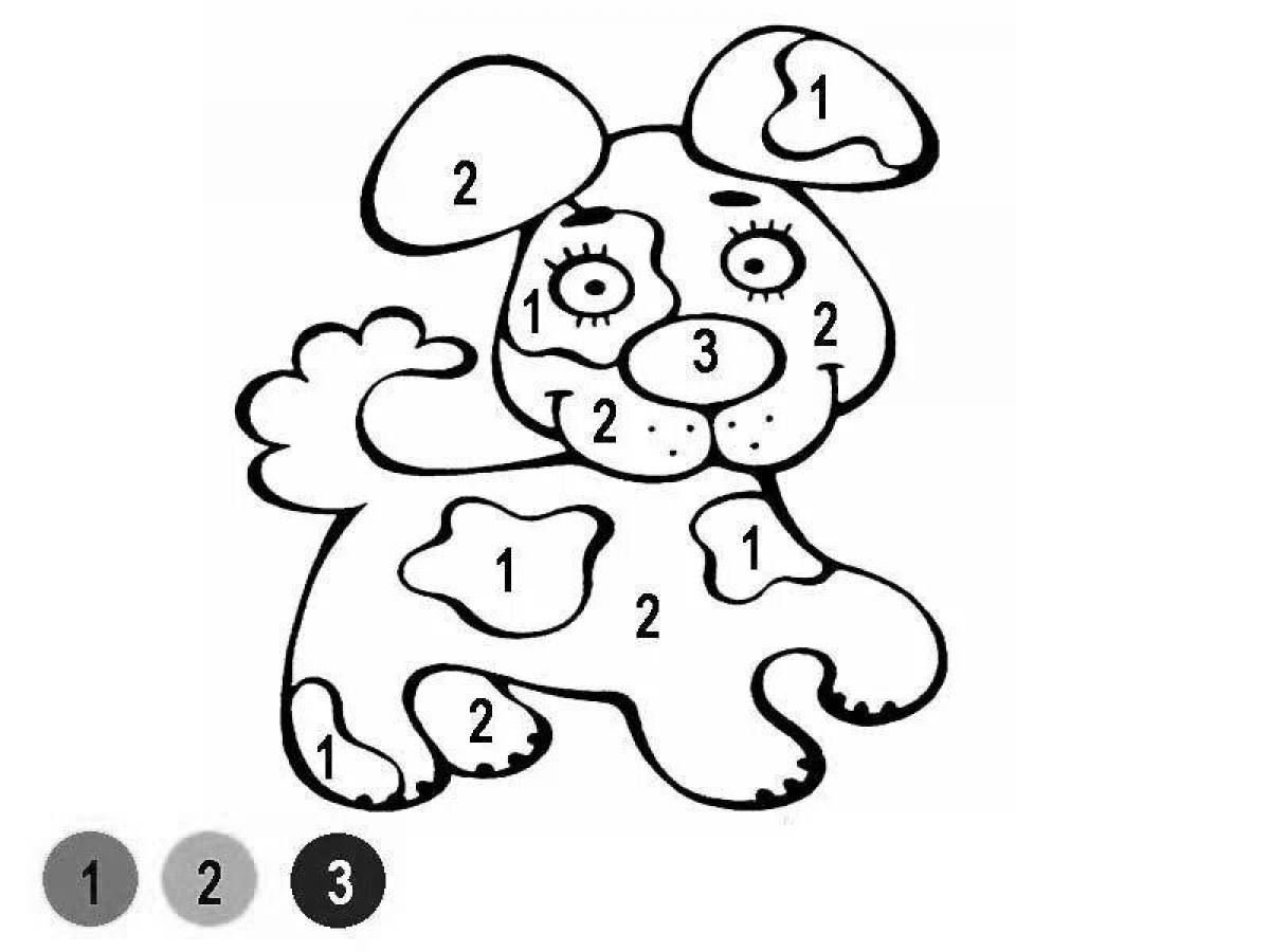 Dog by numbers #1