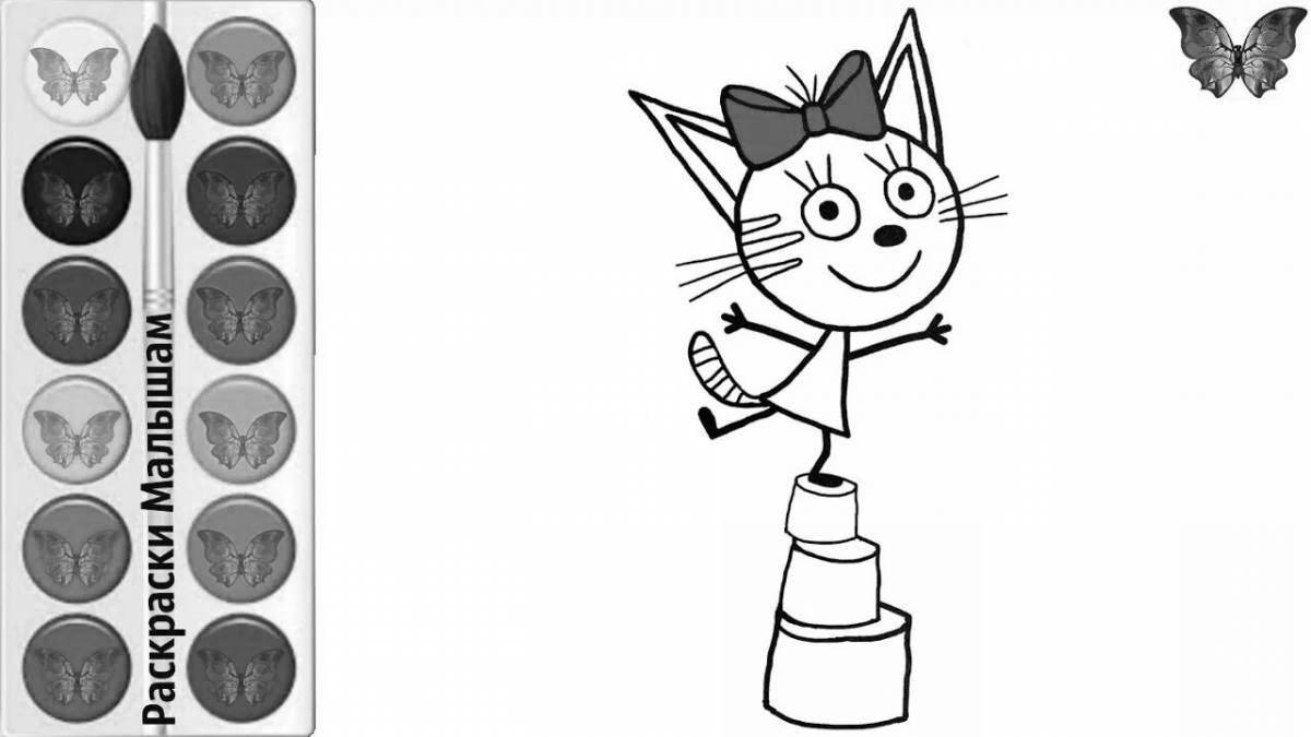 Очаровательная карамелька из мультфильма три кота
