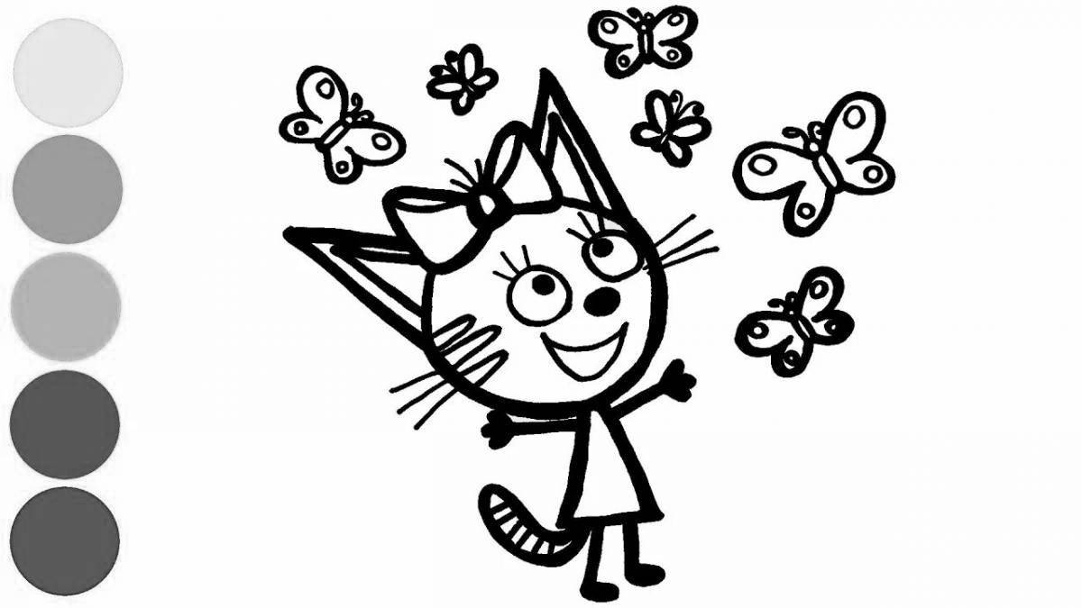 Любящая карамель мультфильм три кота