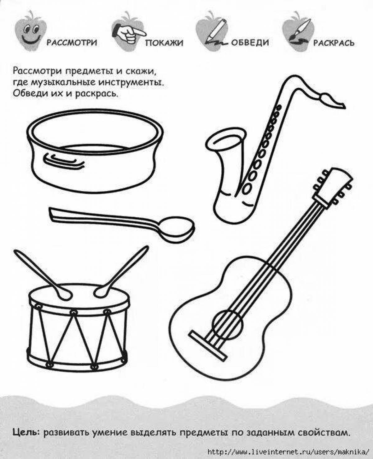 Музыкальные инструменты для детей 6 7 лет #9