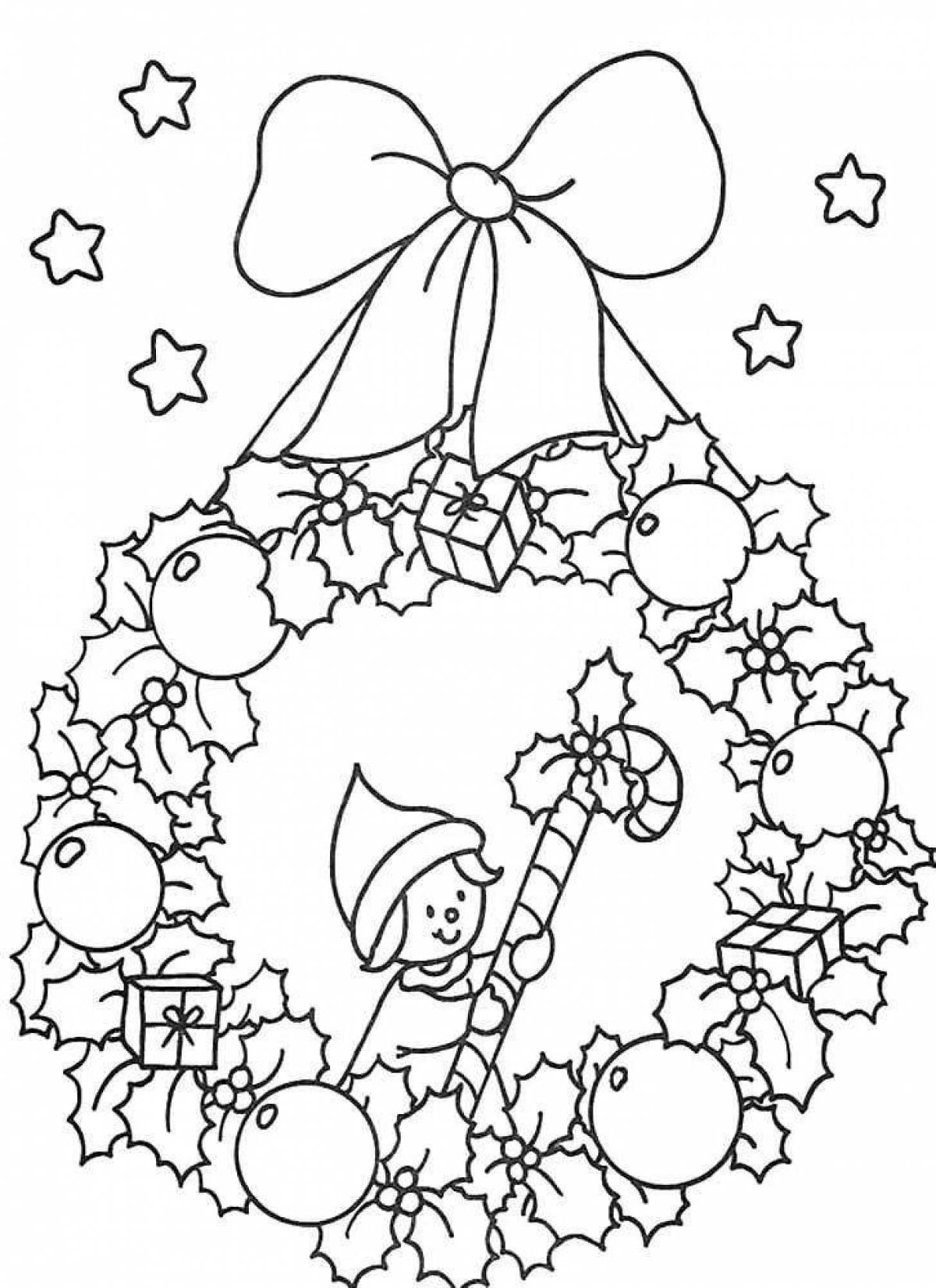 Gorgeous Christmas coloring pictures