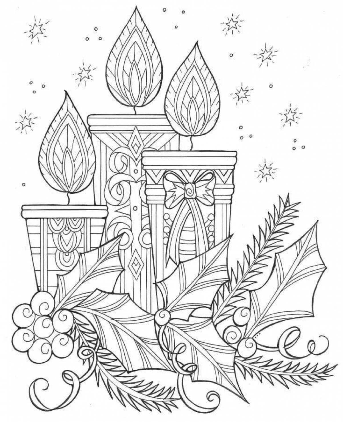 Adorable Christmas Coloring Pages