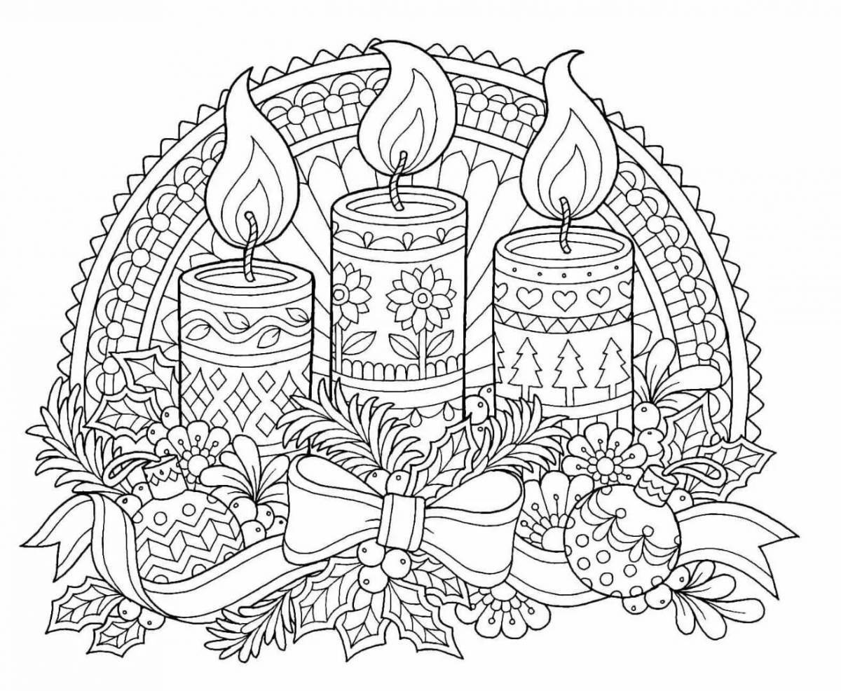 Luxury coloring christmas pictures