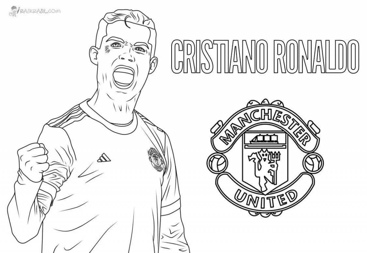 Grand Manchester United Coloring Page