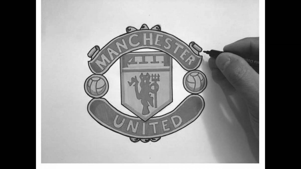 Wonderful manchester united coloring book
