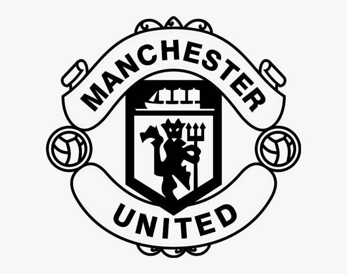Manchester United outstanding coloring page