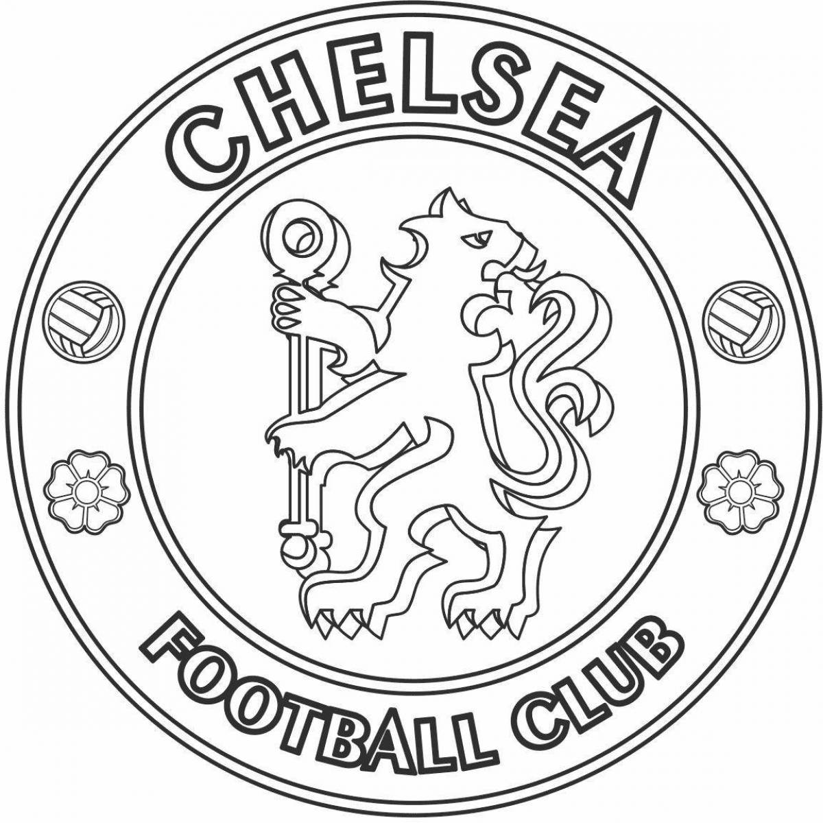 Great manchester united coloring page
