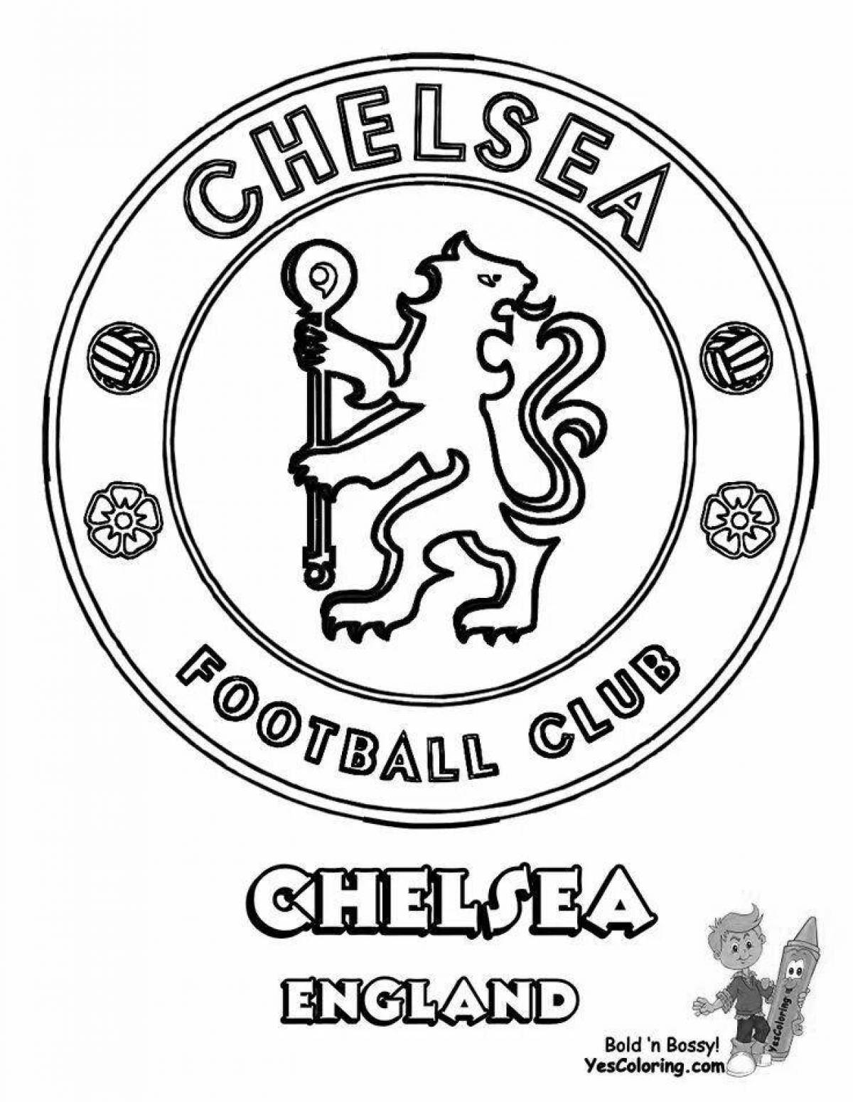 Manchester United superlative coloring page