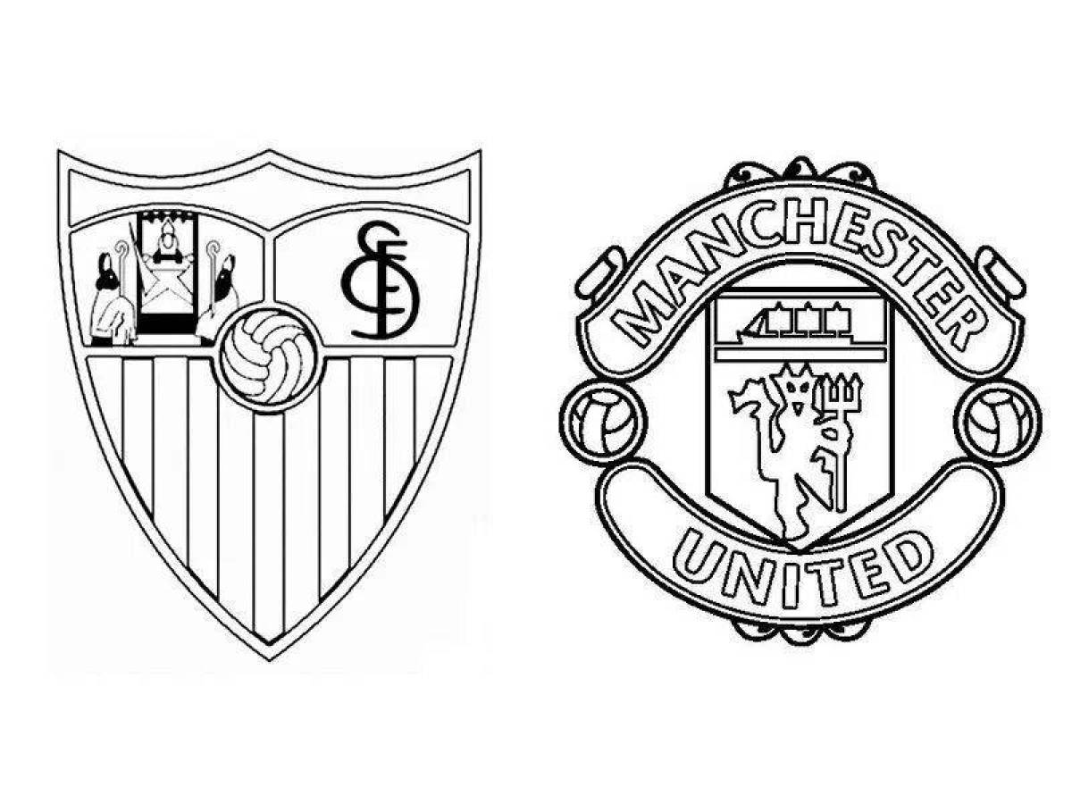 Brilliantly bright manchester united coloring book