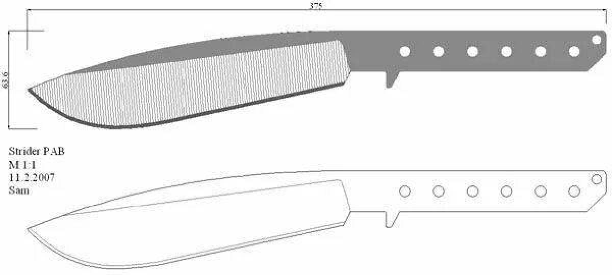Intriguing kukri knife coloring page