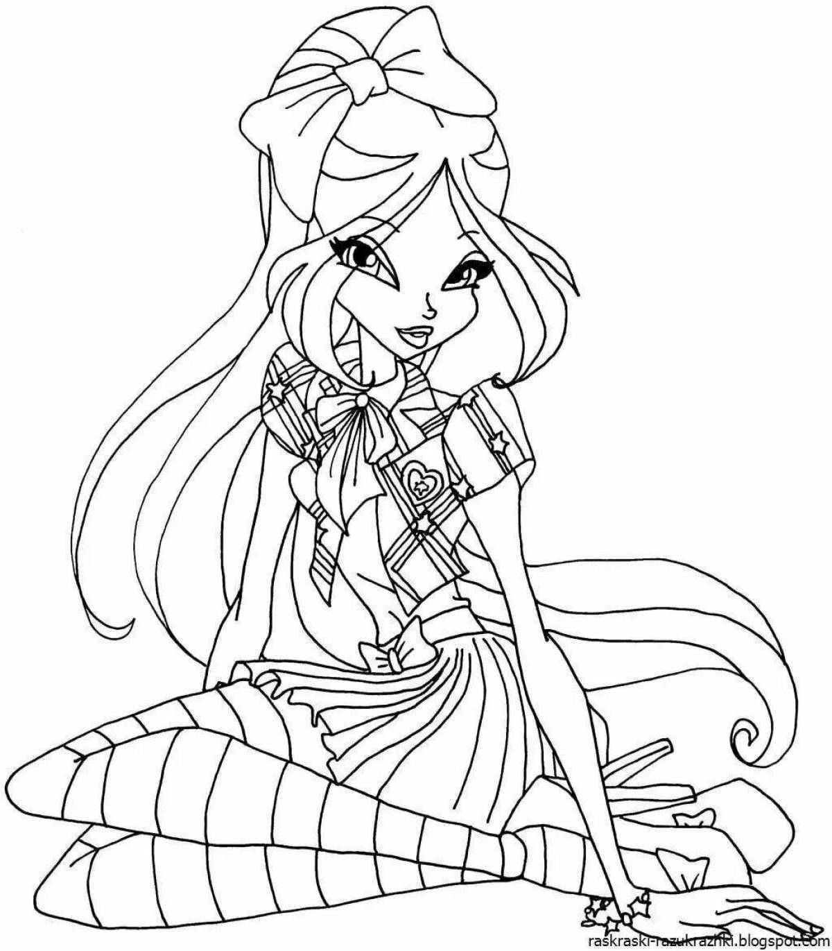 Fun coloring winx pictures