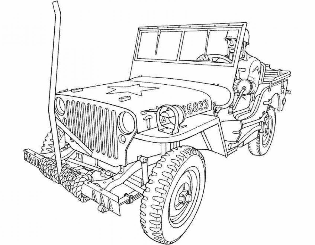 Military jeep #4
