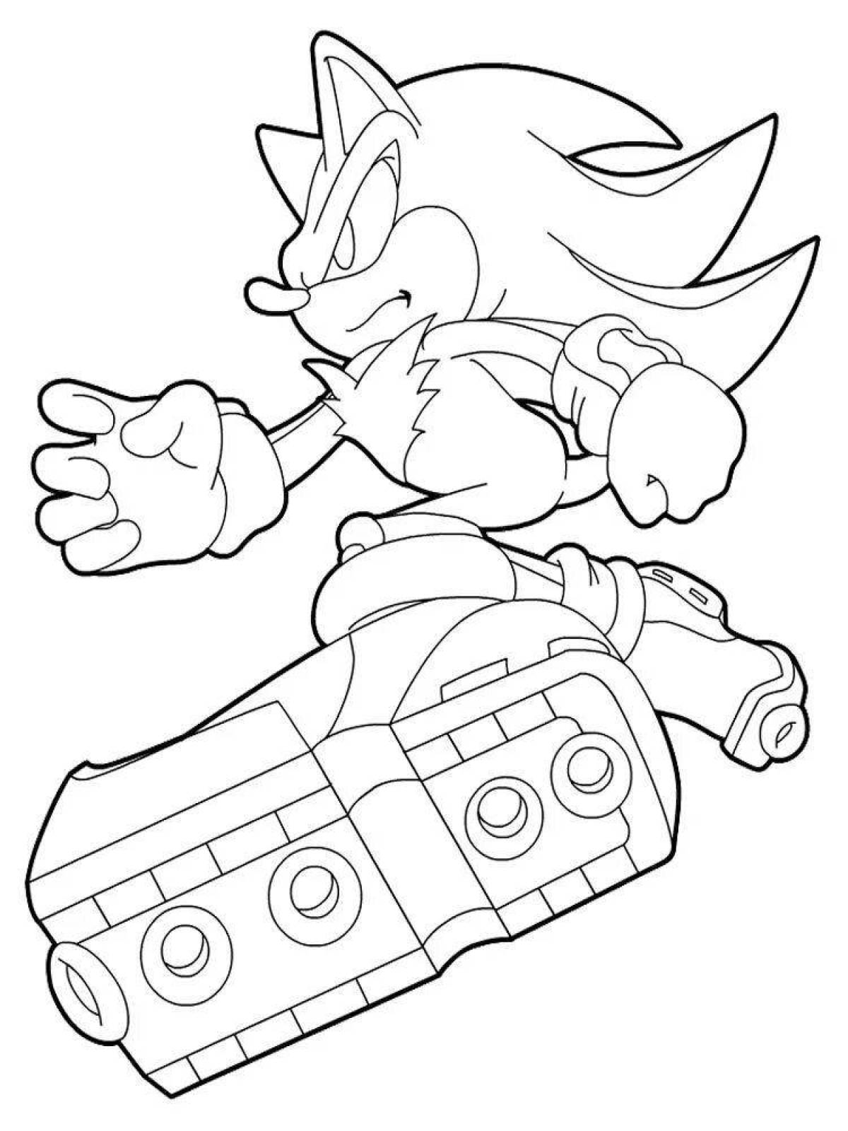 Sonic game live coloring