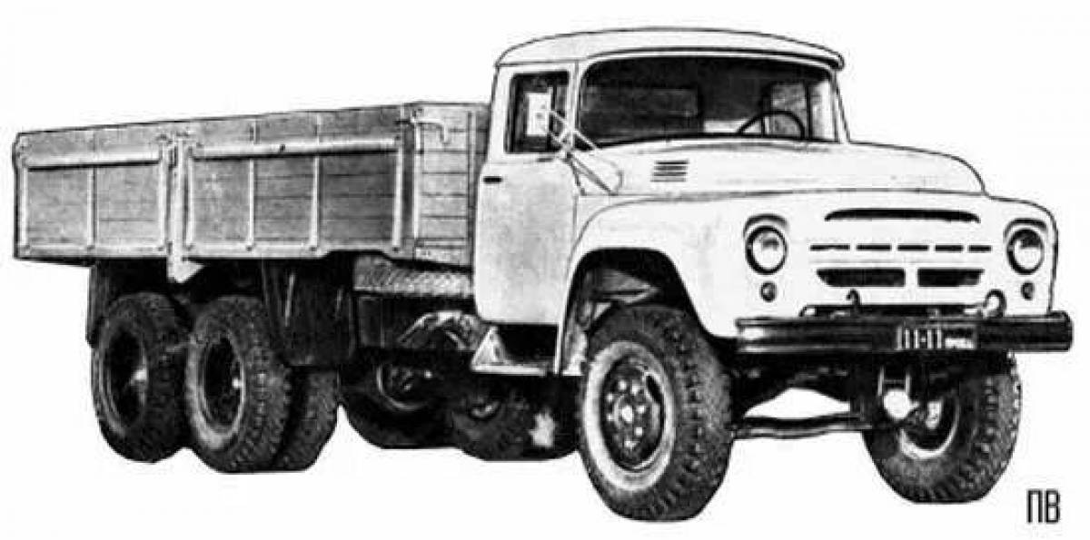 Charming zil 130 coloring book