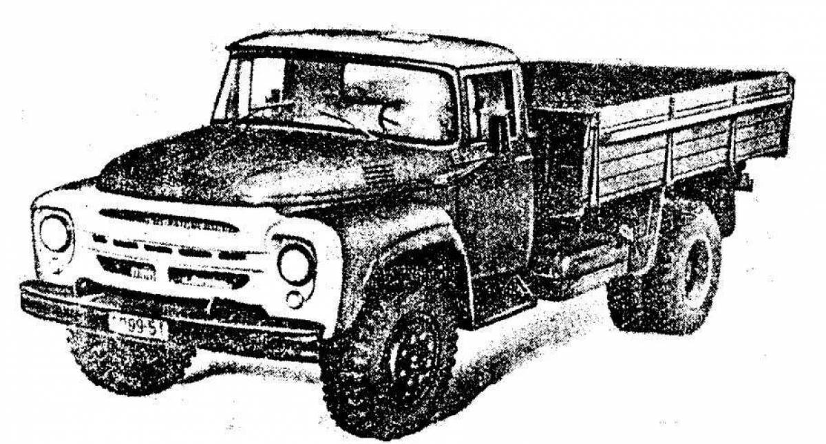 Zil 130 Charming Coloring Page