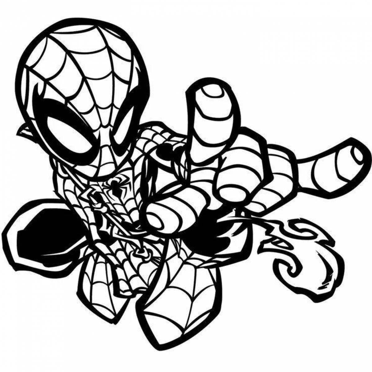 Resourceful Little Spiderman