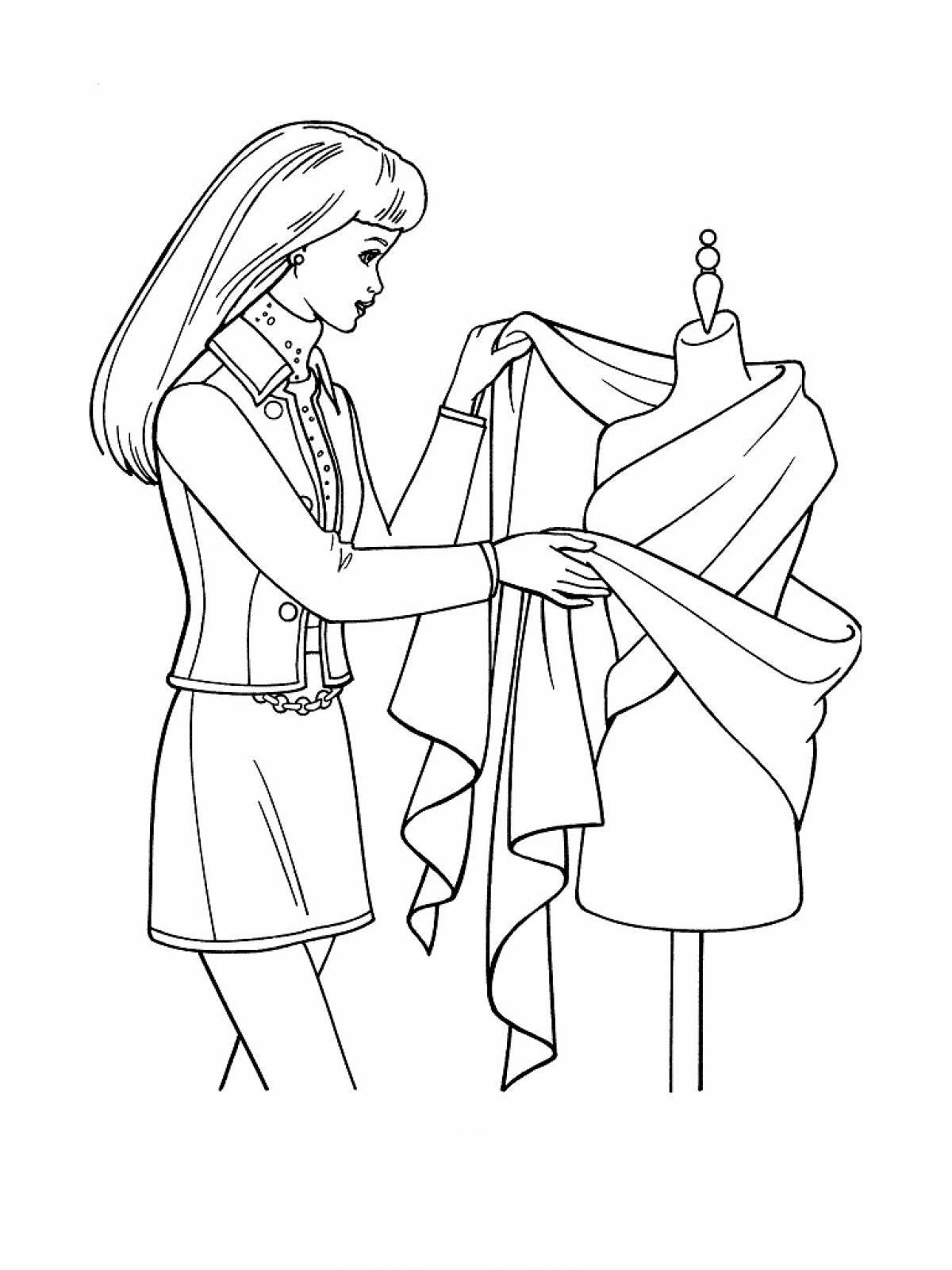 Иллюстрации на тему дизайнера одежды