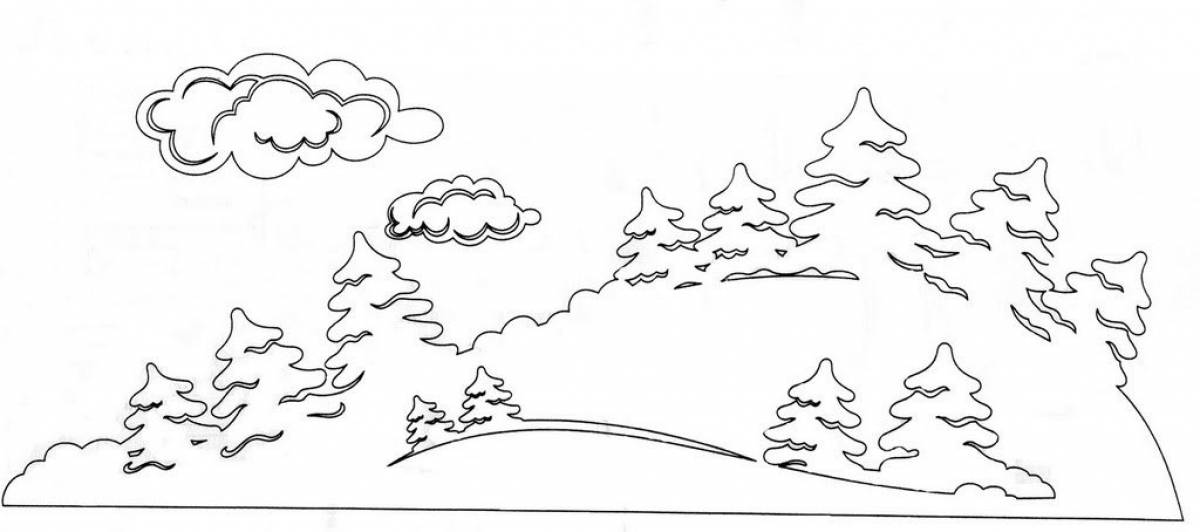 Вытыканки 2024 для вырезания на окно распечатать. Зимние трафареты на окна. Зимний пейзаж силуэт. Зимние вытынанки на окна. Трафареты на окна к новому году сугроб.