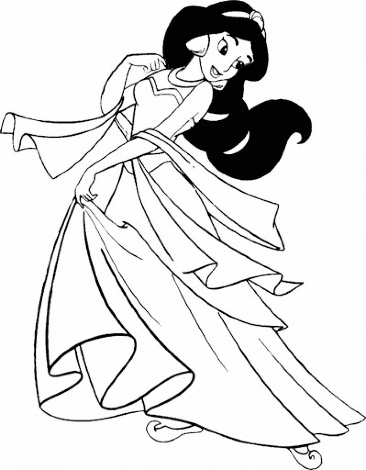 Photo Jasmine in a dress