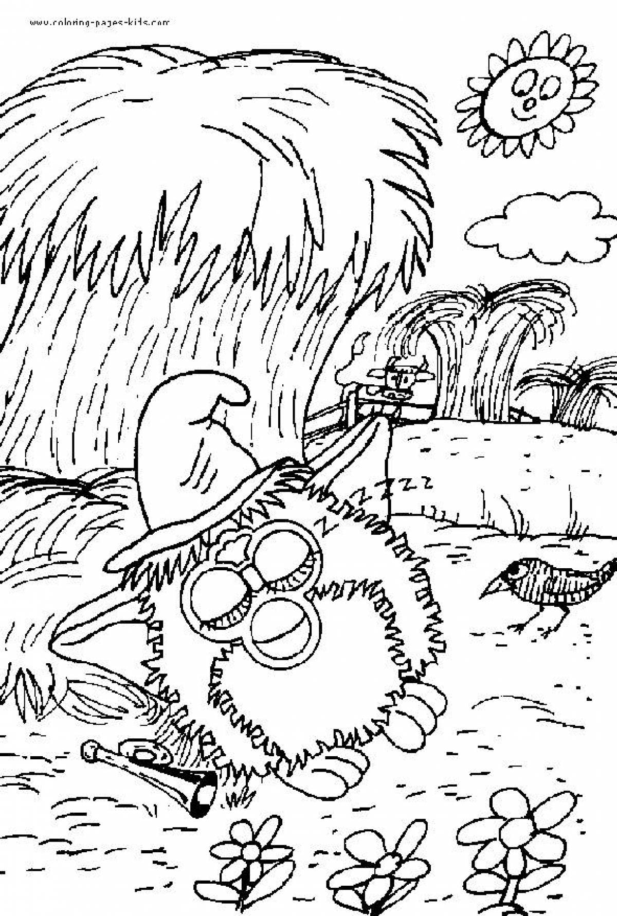 Photo Furby Coloring Page