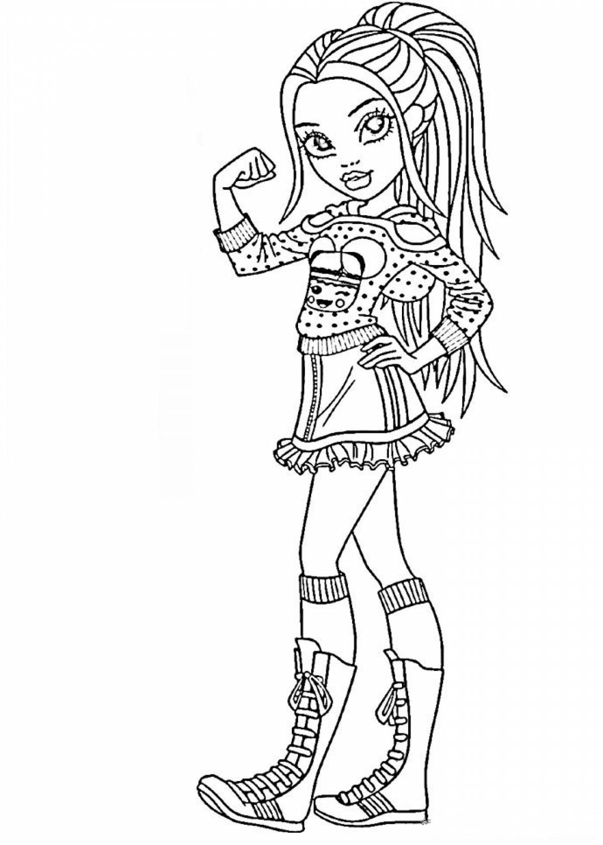Photo Moxie coloring page
