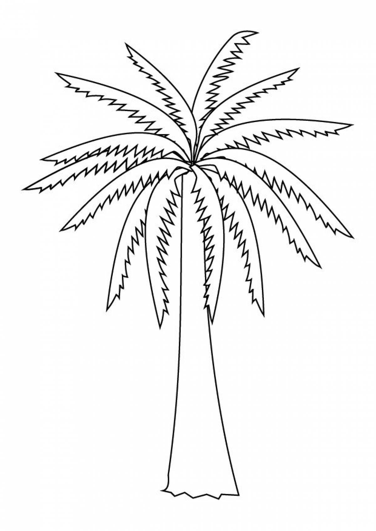 Рисунок к произведению три пальмы